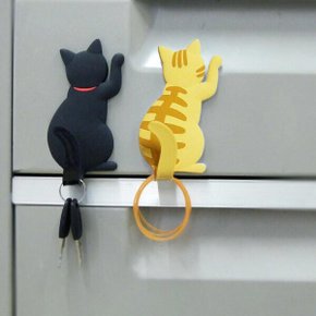 자석후크 꼬리감는 걸이냥