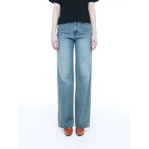 UNBALANCE POCKET DENIM PANTS