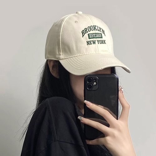 야구모자 여성 면 캡모자 사계절용 대두 볼캡 모자 6