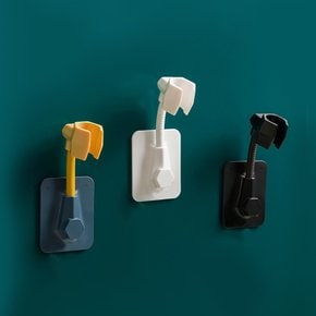 각도조절 흡착식 무타공 샤워기 거치대 걸이 3color