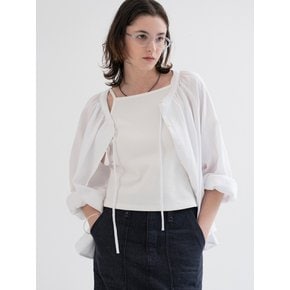 Pollen loop blouse (white lace)