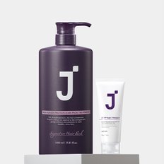 실크 케라틴 헤어팩 트리트먼트 시그니처향 1000ml (퍼플제이 워터팩 50g 1개 기획구성)