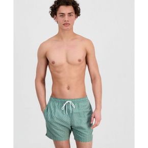 맨즈 Squiggle 프린트 5인치 Swim Trunks - 그린 25458568 1388564