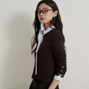 26F/W BF6841C03D 버튼업 솔리드 긴소매 티셔츠 - 브라운 GN