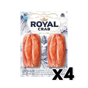 사조 로얄크랩 게맛살간식 100g x 4개