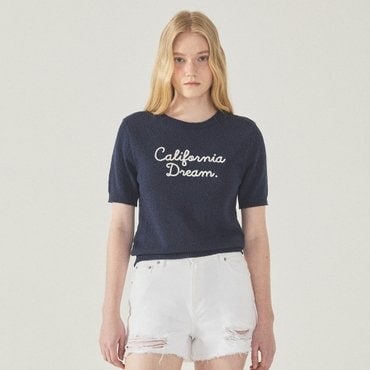후아유 Lettering Boucle Sweater  WHKAF2421F