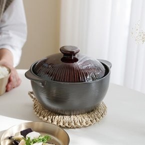 대구백화점한국도자기리한 라인팟 무균열 뚝배기 (4인용/22CM)