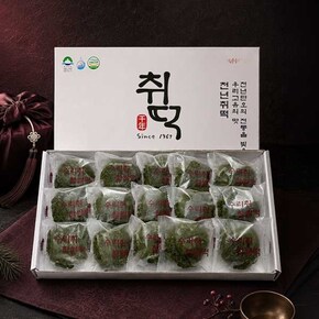 [푸드맛남] 강원도 정선 수리취 찹쌀떡 60개(총3kg/실속포장)