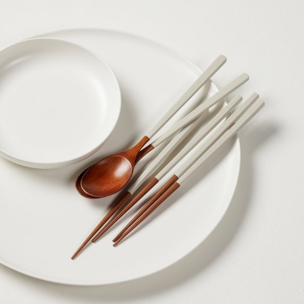 아이보리 옻칠 아동수저 2조 J70N903148600
