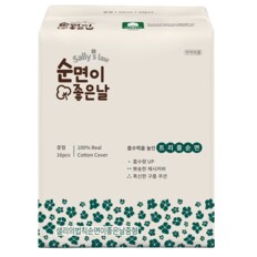 도톰한 트리플 순면이 좋은날 중형 16매*4팩