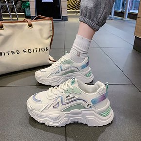 예쁜 어글리슈즈 여자 운동화 5cm 키높이 신발 RUN445