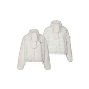 REVERSIBLE DUCK DOWN SHERPA PUFFER JACKET_Ivory