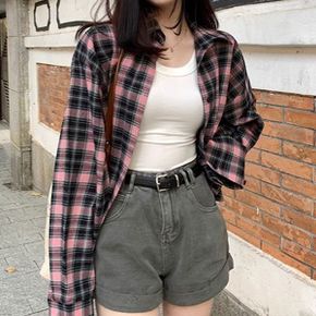 빈티지 체리쥬빌레 체크 셔츠 HI 4189_P404678431