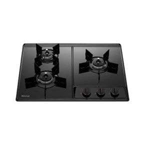 [더빌트인] 린나이 가스레인지 빌트인쿡탑 블랙 550장용 CPBC611DJ