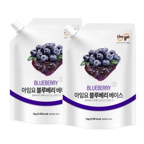 메가커피 아임요 과일베이스 블루베리 1kg 2개세트