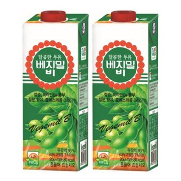 베지밀 정식품 달콤한 베지밀B 950ml 12개