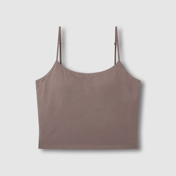 여 코튼 모달 로우백 크롭브라 J4062010030BS