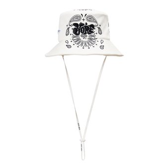 욜프 BUCKET HAT PAISLEY WHITE 욜프 버킷햇 페이즐리 화이트