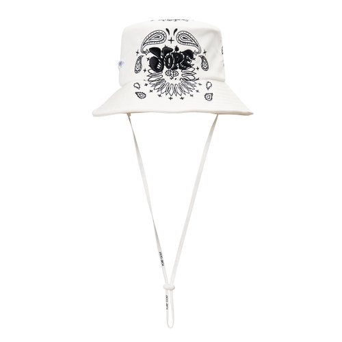 YORF BUCKET HAT PAISLEY WHITE 욜프 버킷햇 페이즐리 화이트