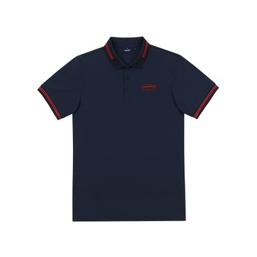 MARTINE GOLF [정상가 218000원]남성 스트라이프 피케티셔츠 네이비 (Z0C120549)