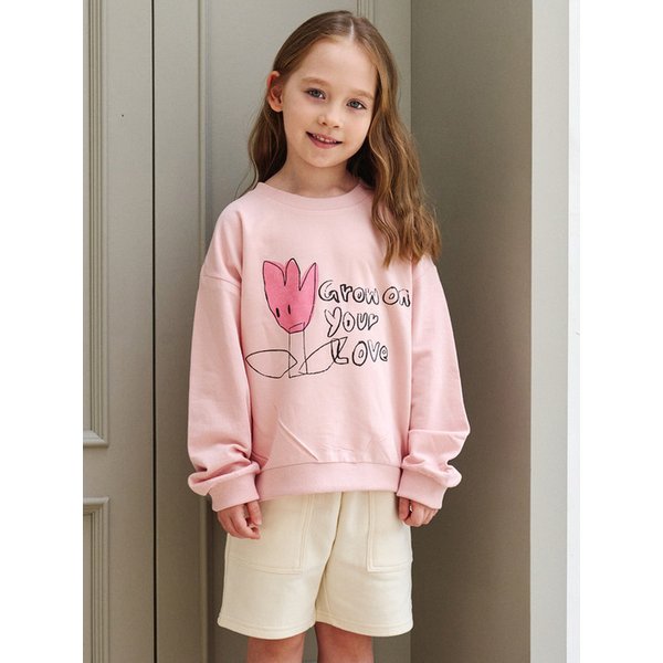 그로우 튤립 스웻 셔츠(Grow tulip sweat shirt)