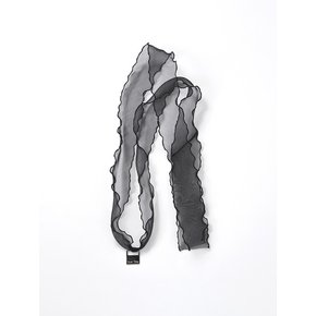 SHEER SCARF [BLACK]