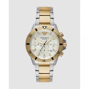 4651178 Emporio Armani Two Tone Chronograph Watch - Multi 81311941