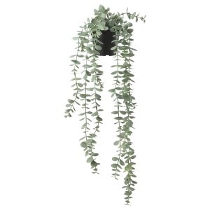 이케아 SSG 페이카 인조식물 실내외겸용 걸이형 유칼립투스 58cm 화분지름9cm