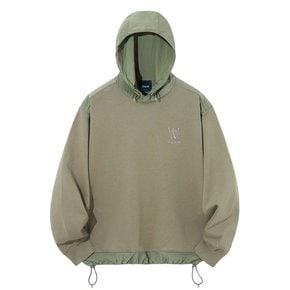 (유니)PRIVACY ARTWORK WOVEN SETUP HOODIE (KHAKI) [LSRSCTH104M]