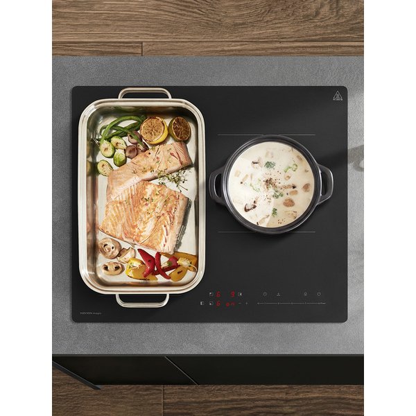 무광 매트글라스 3구 인덕션 전기레인지 ERI-4203AF 플랙스존 1등급