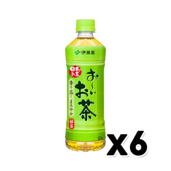  오이오차 녹차 페트음료 525ml x 6개