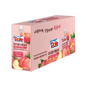  [코스트코] DOLE 돌 워터젤리 복숭아맛 130ml x 20개