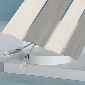 PVC 전선 몰딩 쫄대 전선가리개 전기선 전기 커버 바닥 랜선 정리 2m 3m