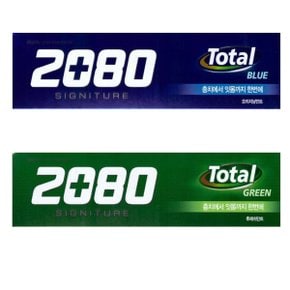 덴탈크리닉 2080 시그니처 토탈 블루 치약 125g 1개