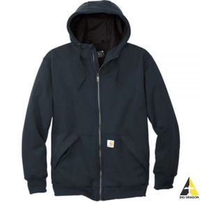 CARHARTT 칼하트 24FW THERMAL LINED FULL-ZIP HOODED SWEATSHIRT (104078-472) (미드웨이트 써