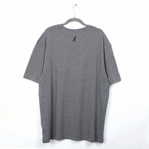 남성 반팔티 오버핏 루즈핏 티셔츠 헤더그레이