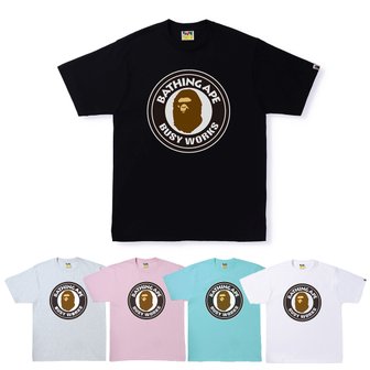  베이프 맨즈 비지 웍스 반팔 티 A BATHING APE BUSY WORKS TEE BAPE