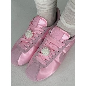 [2piece SET] pearl flower bloom shoe charm 슈참, 지비츠