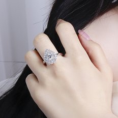 1캐럿 랩그로운 다이아몬드 반지 신의 물방울 페어 예물 결혼 프로포즈 웨딩 엄마 선물