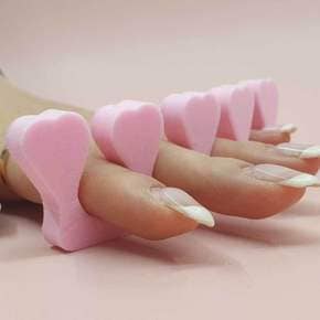 네일헬퍼 2P 손가락분리기 네일발가락분리기 발가락분리기