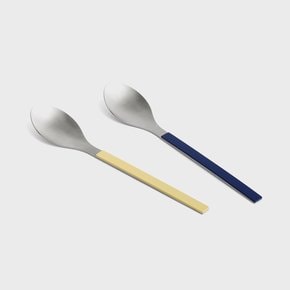 [이노메싸] MVS Serving Spoon (Set of 2)  다크 블루/옐로우 (AD873-A668-AO21) 예약주문