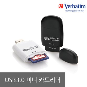 버바팀 USB 3.0 미니 카드 리더기 SD MicroSD