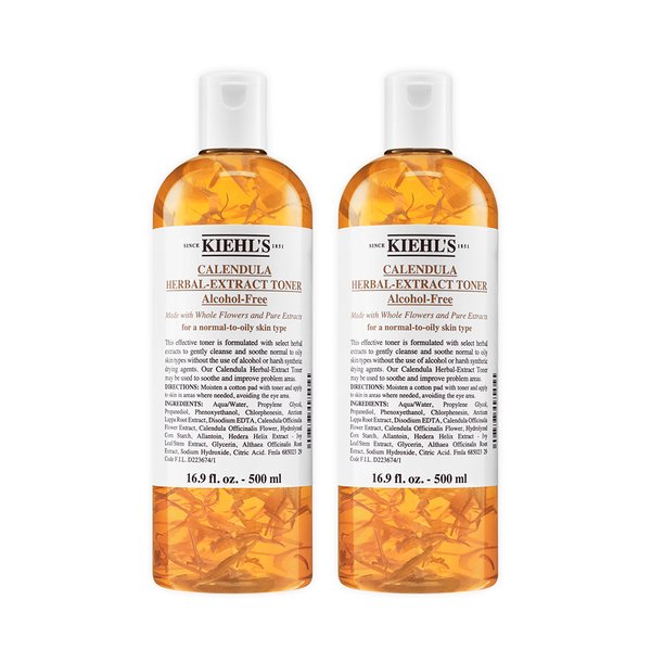 칼렌듈라 꽃잎 토너 500ml 더블 세트