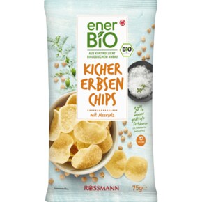 독일 로스만 enerBiO 에너바이오 병아리콩 칩 스낵 75g