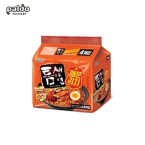 틈새라면 매운김치 120G 4개