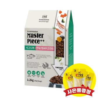  더독 닥터소프트 명작 시그니쳐 연어&크릴새우 1.2kg (+랜덤간식)