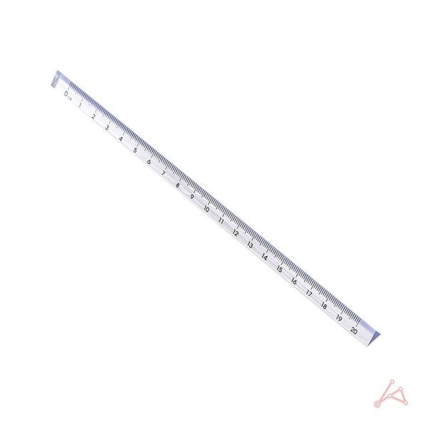 삼각자 달빛M 투명 20cm X ( 5매입 )