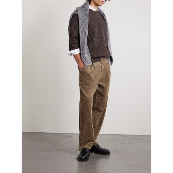와이드 코튼 코듀로이 팬츠 46376663162945671