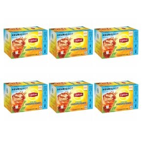 [해외직구]립톤 아이스티 언스위트 케이컵 5g 12입 6팩/ Lipton Iced Tea K-Cup Unsweetened 2.1oz