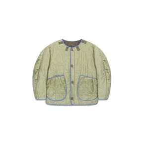 마르파 스탠스 MARFA STANCE REVERSIBLE CROPPED QUILT OLIVE BLUE NEMNM6JP105-BL 1017528